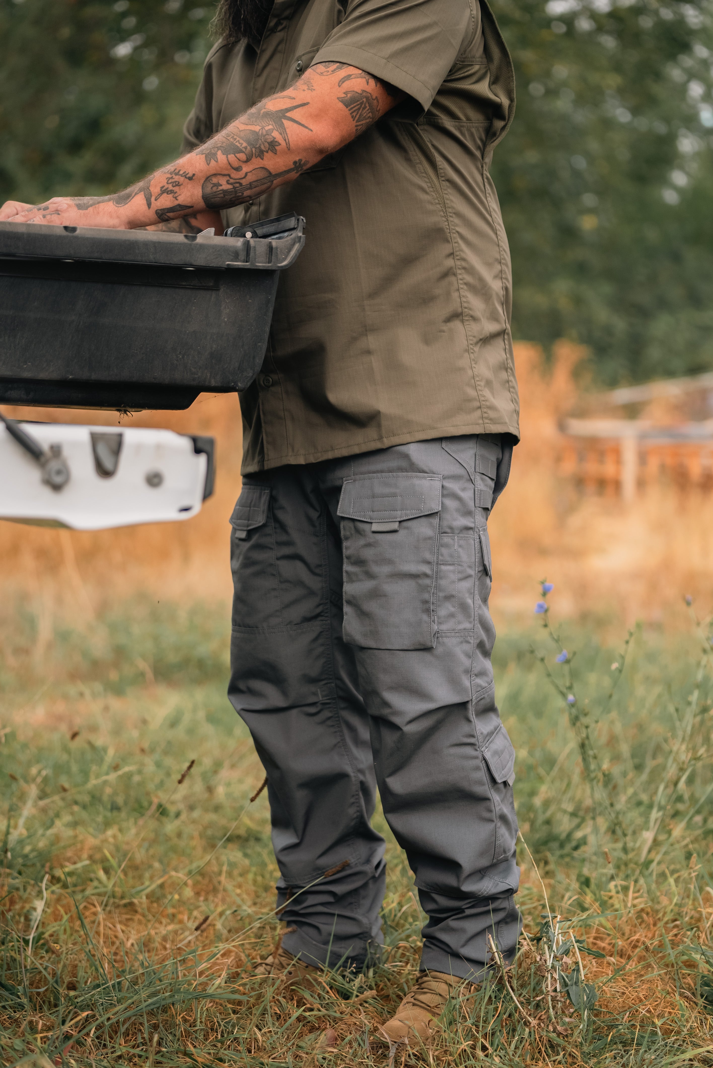All Season Tactical Pants – 12 Pockets, Reinforced, MOLLE