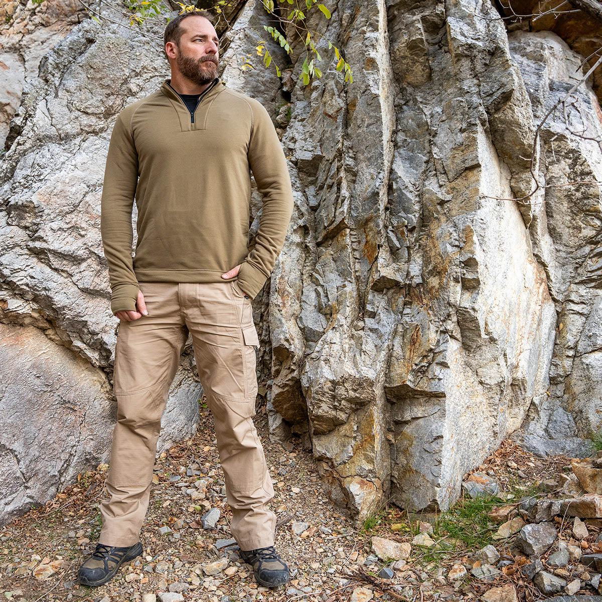Kitanica Quarter Zip Mid-Layer Fleece Shirt - U.S.A Made