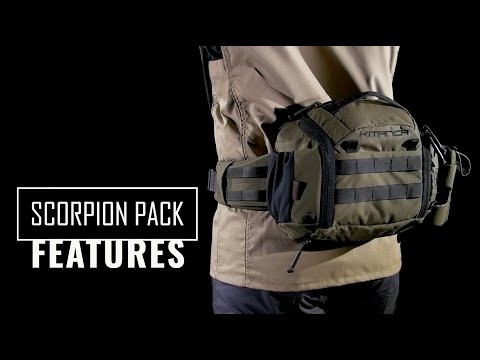 Scorpion Pack & Water Bottle Holster Combo